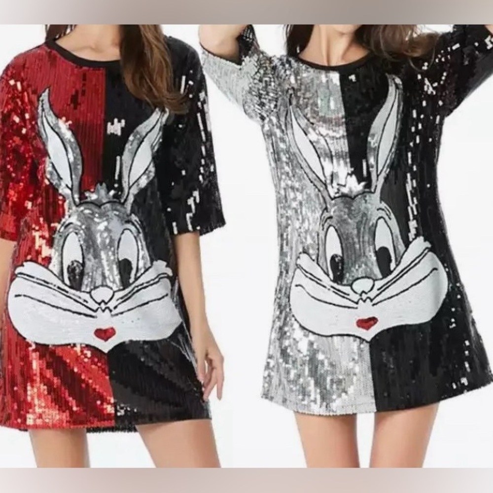 Sale‼️Bug Bunny Sequin Dress - Picture 14 of 14